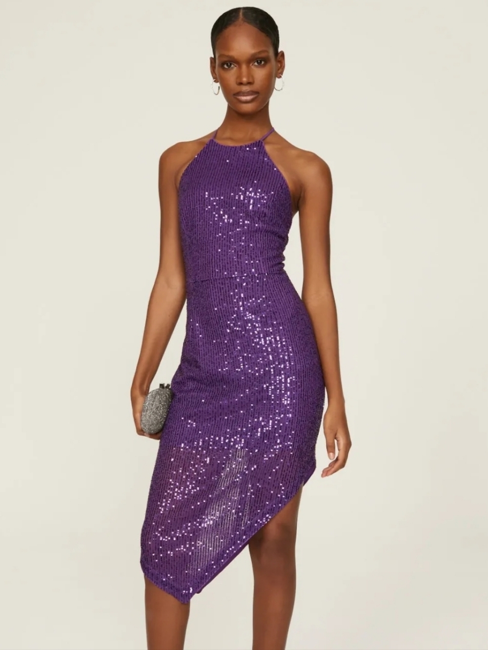 TOCCIN X RTRRTR Design Collective Sequin Asymmetrical Dress 14